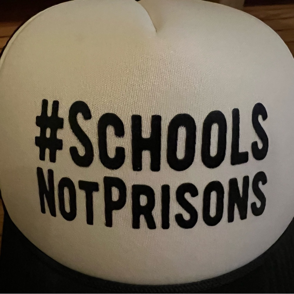 Trucker Hat # Schools Not Prisons, Adjustable, NEW - Picture 9 of 9